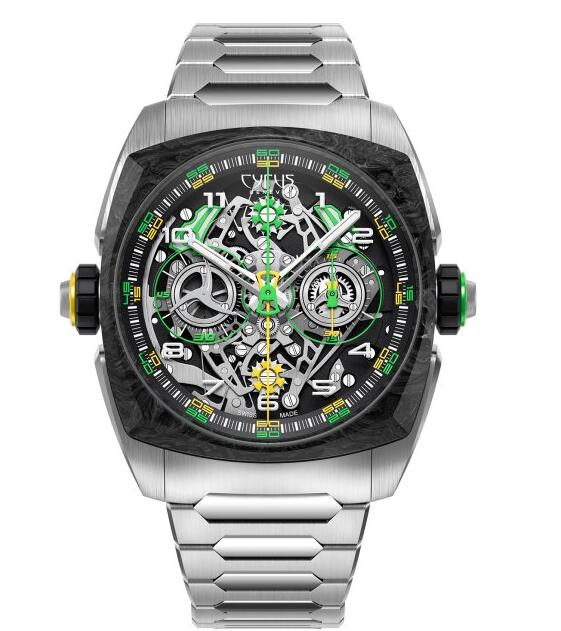 Cyrus Klepcys DICE Lime Carbon Titanium 539.508.TCM.B Replica Watch